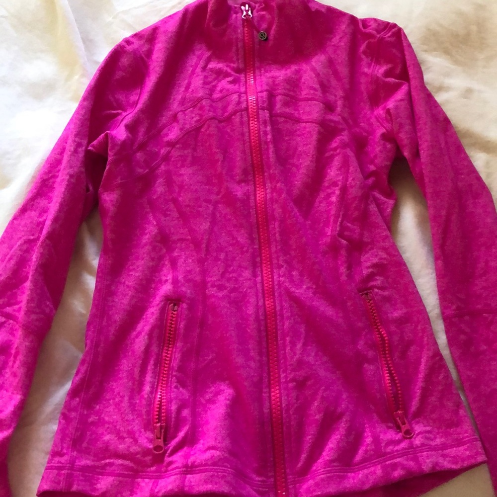 Lulu pink zip up